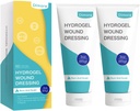 Dimora 2 Balení 6 oz Hydrogel První pomoc Mast, Burn Injory Soothing Gel, Kožní oprava krém pro nouzové popálení, Pooperační incidenty, Modřiny, Debridement Wound Care