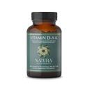 Produkty Natura Health D- A- K (ADK) - D3 5000 IU, K2 50 mcg, K1 550 mcg & Vitamin A 1000 IU - Kostní, srdeční a imunitní podpora - Fat- Solubilní metabolismus vápníku - 60 Vegetariánských kapslí
