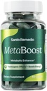 Santo Remedio MetaBoost, Dietní dodatek, Metabolické Enhancer, Poskytuje termogenní efekt, Zvyšuje Calorie Burn, Zelený čaj (Termogenní), Chrom a vápník, 60 Tablety, Vegetariánské
