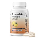 Balancebreens Bromelain 500mg Kapsle - 2400 GDU Ananas Extract Dodatek pro společnou podporu, přírodní Otok a zdravé stravování - 180 Kapsle Vyrobeno v USA
