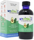 MyVitalC Organic Avocado Oil - Čistý doplněk ESS60 Antioxidant - Může pomoci s anti- stárnutí, dlouhověkost, spánek, více energie - Výkon - 120ML