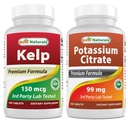 Kelp dodatek 150 Mcg & draslík Citrát 99mg