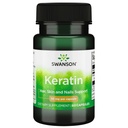 Swanson Keratin (z tibetské vlny) - přírodní doplněk na podporu zdravé klouby, vlasy, kůže a nehty - Pomáhá Nourish Zdravé spojovací tkáně - (60 Kapsle, 50mg každý)