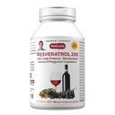 ANDREW LESSMAN Resveratrol- 200mg - 180 Kapsle - Red Wine 's Beneficial, Přirozeně Occurring Antioxidant, Bez alkoholu. Bez přídatných látek