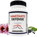 Okamžitá obranná imunitní podpora - zinek, černé Elderberry, Echinacea, Vitamin A & C s B12, CZK 124; Výkonný posilovač imunity pro dospělé 124; Imunitní systém Booster doplněk 60 Kapsle