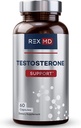 REX MD Testosteron Support Supplementary for Men CLAS124; Podporuje energii, Stamina, Výkon CLAS124; Přírodní ingredience včetně Fenugreek Nápověda Support Body 's Testosteron Levels, Made in USA