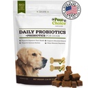 Paw Choice Probiotika pro psy s prebiotiky - Denní žvýkání pro Gut zdraví, trávení, Regularita, a imunitní podpora - Přírodní doplněk Treat Made in USA