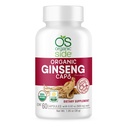 Ginseng 60 Kapsle 124; Adaptogen pro reliéf stresu, Energy Boost, Imunitní Podpora 124; Certified USDA Organic, Non- GMO, Vegan dodatek pro přírodní wellness