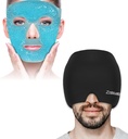 ZNÖCUETÖD Bundle Gel korálky ledová tvář maska pro bolesti hlavy, Puffy oči, zarudnutí a migréna bolest hlavy Relief Cap Klobouk, hlava led balení Chlazení gel Ledová Beanie Studená čepice
