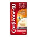 Kortizone- 10 Maximální odolnost proti vodě Itch Relief Ointment, 1% Hydrokortizon, Fast- acting, Anti- Itch Cream for Bug Bites, Rash, Eczema, Psoriasis, Poison Ivy, Oak, Sumac & More, 1 oz