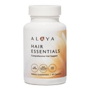 Alaya vlasy Essentials - Vlasové doplňky s Biotin, Keratin, kyselina listová, vitamín B12, B6 - Laboratorní testování - Gluten zdarma - 30 denní dodávky
