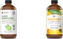 Kompletní přírodní produkty Játra Kompletní 8oz & žlučník Kompletní čištění a bilance 8oz Bundle