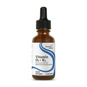 Hledání zdraví Vitamin D3 + K2 Kapky - tekutý vitamin D & K podporuje imunitní systém funkce a zdraví kostí - Podporuje absorpci vápníku - Podporuje zdravý krevní tok a cirkulaci - 1 Fl oz (30 ML)