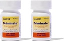 MAJOR Driminate - Dimenhydrudrurate 50mg Motion Nevolnosti tablety - Anti- Nausea Medicine - 100 tablet (2 balení)