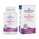 Nordic Naturals Prenatal DHA, Neochucené - 180 Soft Gels - 830 mg Omega33 + 400 IU vitaminu D3 - Podporuje vývoj mozku u dětí během těhotenství a kojení - Non- GMO - 90 Služení
