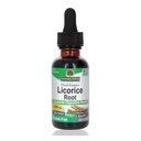 Nature 's Answer Licorice Root 124; Bylinný dodatek 124; Podporuje stravitelné zdraví 124; Non-GMO & Kosher current 124; Alcohol-Free, gluten- Free & Vegan 1oz