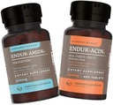 Endurance Products EPC Company NAD + Niacinamid B3, Endur- Amide 500 mg 200 tablet a ENDUR- ACIN 250mg Niacin - Extended Release for Optimal Absorption & Low- Flush Vitamin B-3, 200 tablet