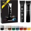 The Beard Club Beard Trimmer for Men - Electric Cordless Rechargerous Beard & Hair Trimmer - High Power 7000 RPM - 8 Barevné průvodce 45 Unique Trim Lengths - Travel Lock