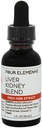 Játra Ledviny míchání Bylinné Tinktura Čtyři prvky Organic Herbals 1 oz Liquid