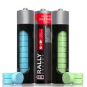 Rally Caffeine Mints, 60 Milligram, Instant Energy, Čerstvý dech, kofein, 0 Cukr, přírodní peprmint, Skořice, Wintergreen Variety Pack (3 balení, 30 Mints)