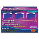 Ohm Omeprazol 20mg, 42 Delayed- Release Tablety, Reducer kyseliny pro časté Heartburn, 24-hodinová Relief Heartburn Medicine, Pomáhá zmírnit žaludek a hrudníku discomform (6 týdnů dodávky, 42, Počet)