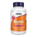 Nyní Foods by Now Biotin Energy Production 5000 mcg- 120 Vcaps