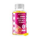 Vitamatic Yeast Free Selenium Gummies 200mcg jako Selenomethionin dodatek esenciální stopa Mineral s Superior Absorpce 90 Pectin na bázi gumy