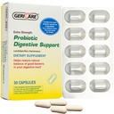 GeriCare Probiotická stravitelná podpora CF124; Extra Strength 20 Billion CFU Lactobacillus Rhamnosus R- 11 Daily Probiotic CF124; Keeps Your Digestive System Balanced CF124; 30 Kapsle