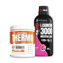 PROFUPS Thermo Fat Burning Thermogenic Powder Molten Mango a 3000 L- karnitin Berry - Řízení hmotnosti a Pre Workout - Energy, Mood, Appetit Control