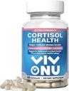 VivoNu Cortisol Zdraví - Pomáhá Sustain Zdravá energie, vyvážená Cortisol Response, Relaxation & Deep Sleep - Ashwagandha Sp. 124; L- Theaine Sp. 124; Magnesium - Non- GMO - 60 Kapsle