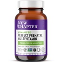 Nová Kapitola Advanced Perfect Prenatal Vitamíny, 270ct, Vyrobeno s organickými, Non- GMO ingredience pro zdravé dítě & maminka - Folát (Methylfolát), Whole- Food Fermented Iron, Vitamin D3 + Ginger