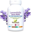 Nové Roots Lavandulin 124; Lavender dodatek 124; Organic Lavender & Vitamin E I124; Klidný stres & podpora spánku (30 Softgels)