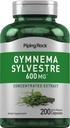 Piping Rock Gymnema Sylvestre doplňky 600 mg iž