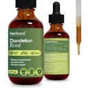 Pampeliška Kořen 4 fl oz Liquid Extract - Přírodní Bylinný dodatek pro čištění, stravovací funkce a imunitu - Organic Taraxacum officinale - Rodinná velikost - Vysoké mocenské kapky - 90denní dodávky