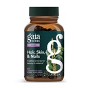 Gaia Byliny Vlasy, kůže a hřebíky - Doplněk k podpoře zdravé pokožky, vlasy a nehty zdraví * - Astaxanthin, Koňský ocas, Gotu Kola & Burdock - 60 Vegan tekuté fytokapsle (30 Služeb)