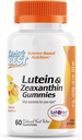 Lékařská nejlepší Lutein Gummies s Lutemax 2020, 60 Ct, Žvýkací přírodní Oko Supplement, Marigold Lutein, Zeaxanthin, Oční zdraví a makulární podpora, Non- GMO, Přírodní ovoce Pectin, Vegan