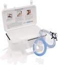 Primacare KC- 1010 CPR Záchranná maska Resuscitační sada pro dospělé a děti s One- Way Venve Mouth to Mouth for Supplemental Oxygen] Wall Mount / Carry Case Zahrnuto