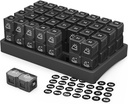 ZIKEE 30 Den Pořadatel pilulek Měsíční, Přenosný Jeden měsíc Pouzdro Pouzdra s 32 Dvakrát denně PM Compartments for Vitamíny, Rybí olej, doplňky a léky