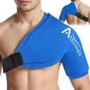 Atsuwell XL Rameno Ice Pack Wrap, Ramena Ice Packs Rotator Cuff Cold Therapy, Studená Pack Rameno Kompression Sleeve for Women Men, Ramena Studené Packy Sleeve for Discomfort, Blue