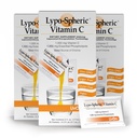 Livon Laboratories Lypo- Sférický vitamin C - 3 Krabičky (90 Packets) - 1 000 mg vitaminu C & 1 000 mg esenciální fosfolipidy per Packet - Liposome Enkapsulated for Improved Absorption - 100% Non- GMO