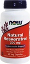 Natural Resveratrol, 200 Mg, 60 Kapsle podle Now Foods