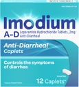 Imodium AD Diarrhea Relief Caplets with Loperamid Hydrochloride, 12 Count