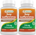 Nejlepší Naturals Soy Isoflavones 750 mg 120 Kapsle (120 Počet balení po 2)