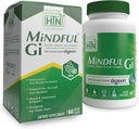 Zdraví Thru Nutrition Mindful GI - Zdravá mysl & Gut komplex 124; s Digexinem, hořčík, L-glutamin, a Probiotic pro Gut- Brain Axis Podpora 124; Regularita, Bloating, Calmness dodatek
