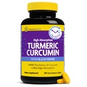 InnovixLabs Kurkumin s černým pepřovým extraktem - Vysoké absorpční kurkumie a kurkumin Doplňky s BioPerine, C3 Reduction & Curcumin C3 Complex - 100 Time Release tablety