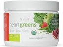 HumanN HeartGreens S124; Superfood Organic Powder with Wheatgrass, Kale, Spirulina, USDA Organic Non- GMO, from The Makers of SuperBeets (Green Apple Flavor, 5.29-Ounce
