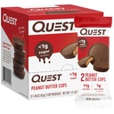 Quest Nutrition arašídové máslo poháry, 11g protein, 1g cukr, nízký karb, gluten zdarma, Keto Friendly, 12 Počet