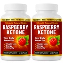 Malina Keton Kapsle, All- Natural Formule, Může podporovat aktivní zdravý životní styl, 1000 mg dodatek, 120 Kapsle (Nevegan), 4 Měsíční dodávky, Vegan Raspberry Keton, Non GMO