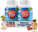 Vertigo Relief Product & Non 'Drowsy Motion Nemoci pilulky: Nausea a Závratě, Ginger & Grape Seed Formule, Inner Uar Balance, Auto, Cruise & Travel Essential, Stomach Support (80 Počet - Pack of 2)