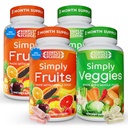 Příslib přírody - Baleno 42 různými ovoci a zeleninou - 2-měsíční dodávky - Made with Real, Non-GMO All Foods - Podporuje Energy & Celk Wellness - Soy- Free - 360 Kapsle